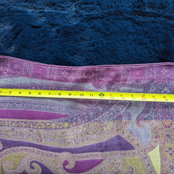 Rectangular scarf / shawl - Picture 6 of 6